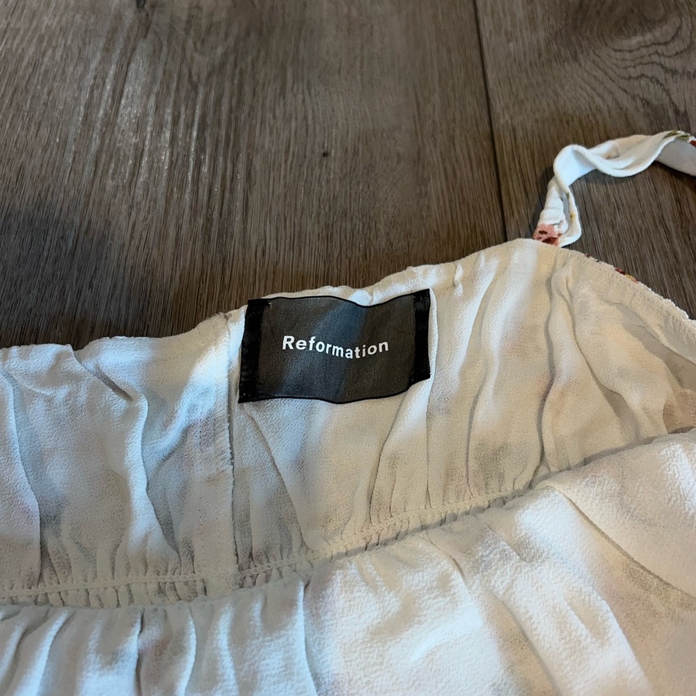 Reformation Floral Ruffle Tank - Picture 5 of 10